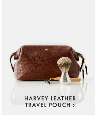 HARVEY LEATHER TRAVEL POUCH ›