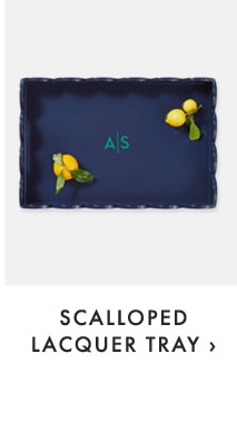 SCALLOPED LACQUER TRAY ›