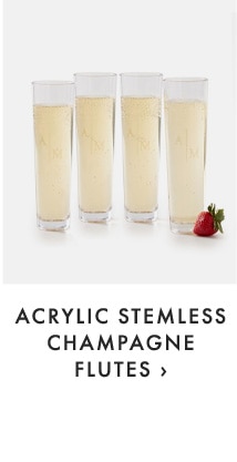ACRYLIC STEMLESS CHAMPAGNE FLUTES ›