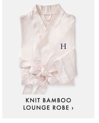 KNIT BAMBOO LOUNGE ROBE ›