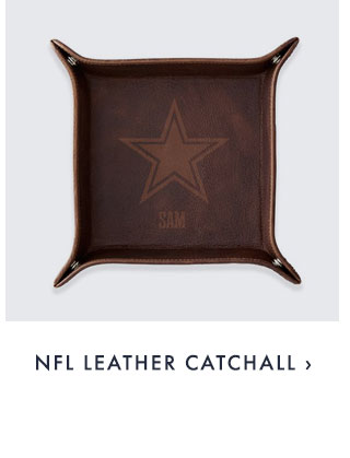NFL LEATHER CATCHALL ›