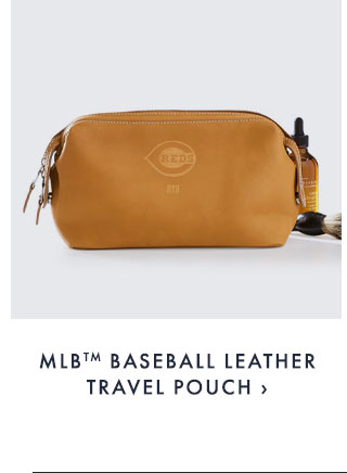 MLB™ BASEBALL LEATHER TRAVEL POUCH ›