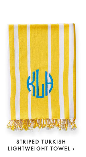 STRIPED TURKISH LIGHTWEIGHT TOWEL ›