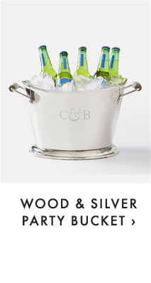 WOOD & SILVER PARTY BUCKET ›