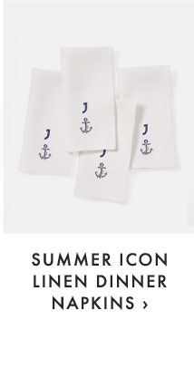 SUMMER ICON LINEN DINNER NAPKINS ›