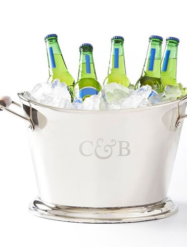 WOOD & SILVER PARTY BUCKET ›