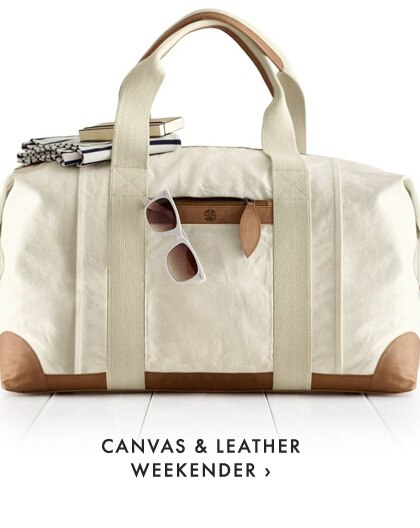 CANVAS & LEATHER WEEKENDER ›