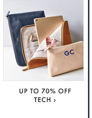 UP TO 70% OFF TECH ›
