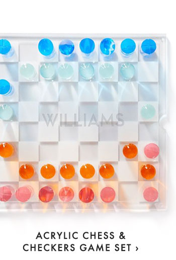 ACRYLIC CHESS & CHECKERS GAME SET ›