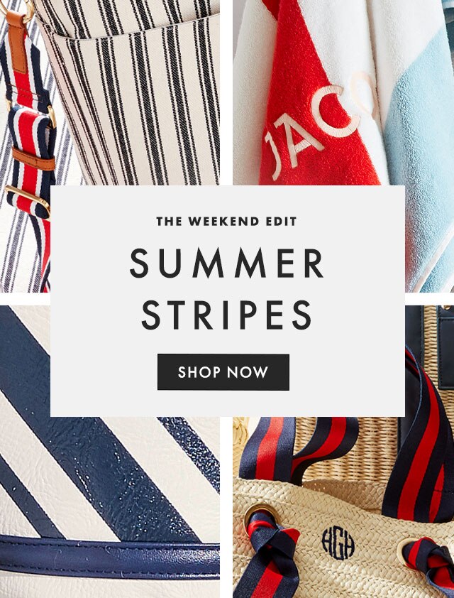 THE WEEKEND EDIT - SUMMER STRIPES - SHOP NOW