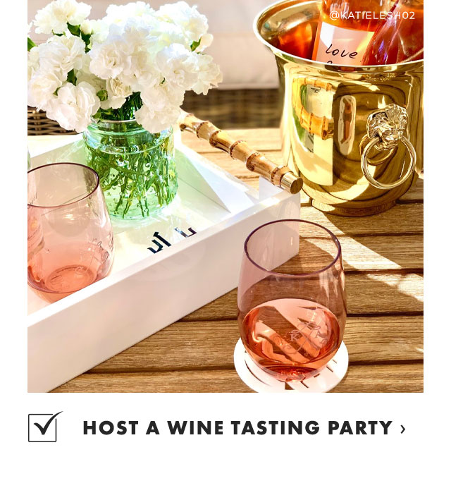 HOST A WINE TASTING PARTY ›