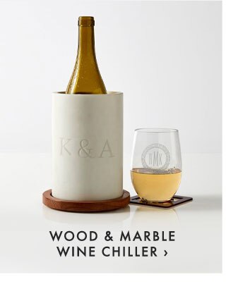 WOOD & MARBLE WINE CHILLER ›