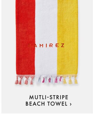 MUTLI-STRIPE BEACH TOWEL ›