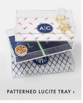 PATTERNED LUCITE TRAY ›