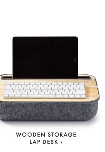 WOODEN STORAGE LAP DESK ›
