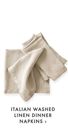 ITALIAN WASHED LINEN DINNER NAPKINS ›