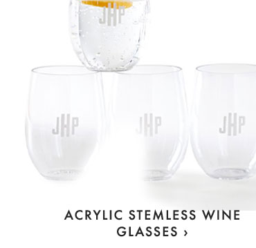 ACRYLIC STEMLESS WINE GLASSES ›