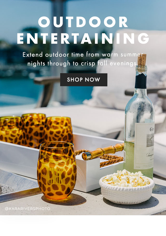 OUTDOOR ENTERTAINING - Extend outdoor time from warm summer nights through to crisp fall evenings. - SHOP NOW