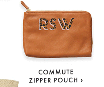 COMMUTE ZIPPER POUCH ›
