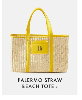 PALERMO STRAW BEACH TOTE ›