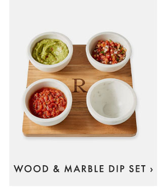 WOOD & MARBLE DIP SET ›