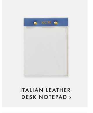 ITALIAN LEATHER DESK NOTEPAD ›