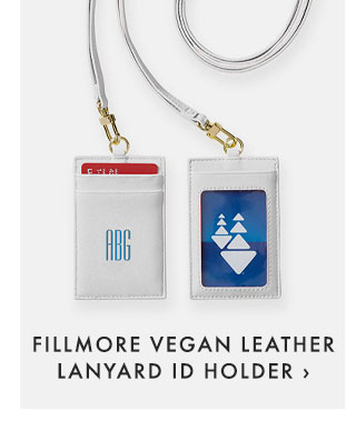 FILLMORE VEGAN LEATHER LANYARD ID HOLDER ›