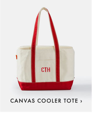 CANVAS COOLER TOTE ›