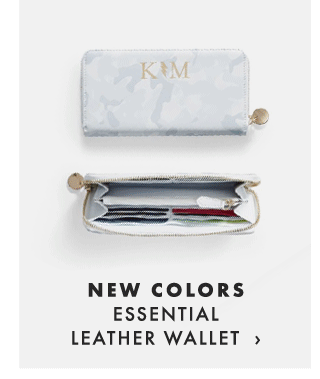 NEW COLORS - ESSENTIAL LEATHER WALLET  ›