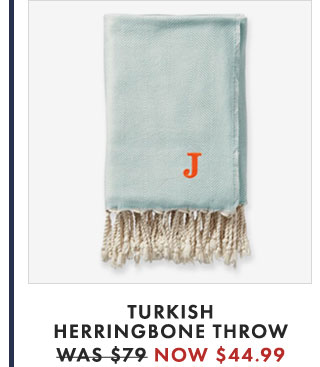 TURKISH HERRINGBONE THROW - WAS $79 NOW $44.99