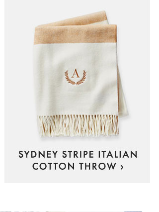 SYDNEY STRIPE ITALIAN COTTON THROW ›