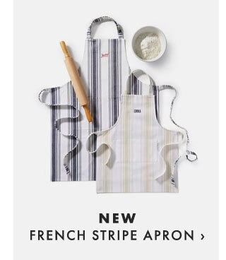 NEW - FRENCH STRIPE APRON ›
