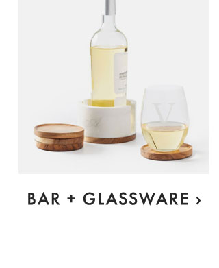 BAR + GLASSWARE ›