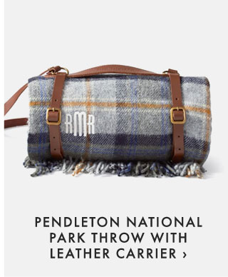 PENDLETON NATIONAL PARK THROW WITH LEATHER CARRIER ›