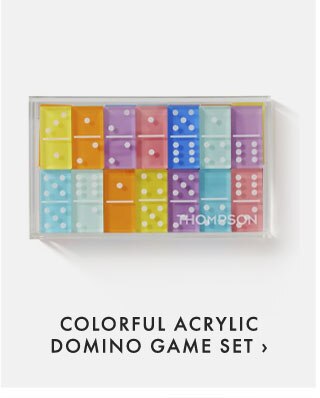 COLORFUL ACRYLIC DOMINO GAME SET ›