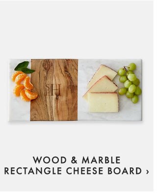 WOOD & MARBLE RECTANGLE CHEESE BOARD ›