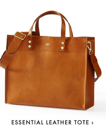 ESSENTIAL LEATHER TOTE ›