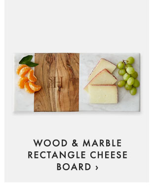 WOOD & MARBLE RECTANGLE CHEESE BOARD ›