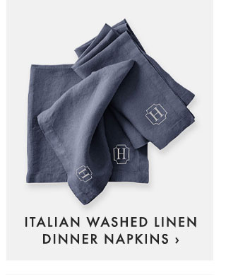 ITALIAN WASHED LINEN DINNER NAPKINS ›