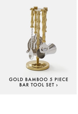 GOLD BAMBOO 5 PIECE BAR TOOL SET ›