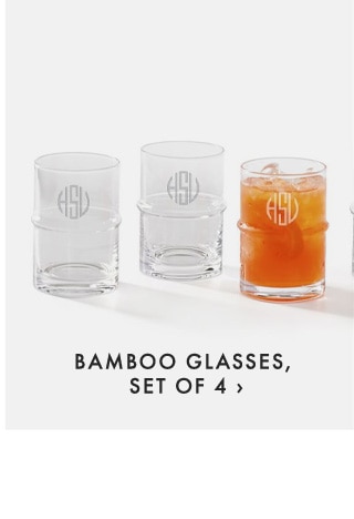 BAMBOO GLASSES, SET OF 4 ›