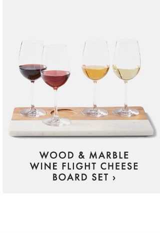WOOD & MARBLE WINE FLIGHT CHEESE BOARD SET ›