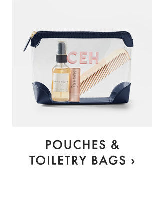 POUCHES & TOILETRY BAGS ›