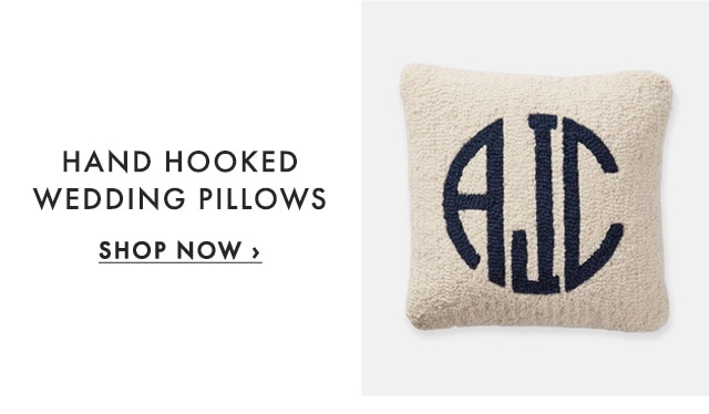 HAND HOOKED WEDDING PILLOWS - SHOP NOW ›
