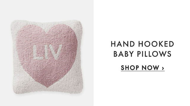 HAND HOOKED BABY PILLOWS - SHOP NOW ›