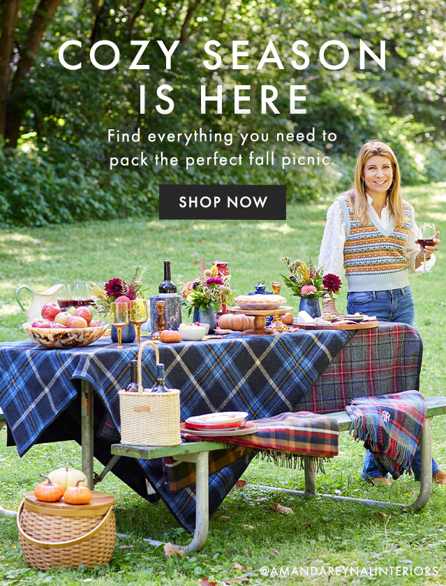 PICNIC PERFECT - Find everything you need to pack the perfect fall picnic. - SHOP NOW