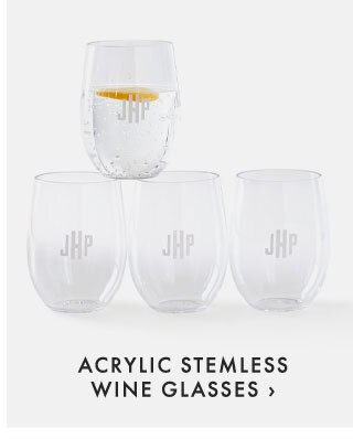 ACRYLIC STEMLESS WINE GLASSES ›