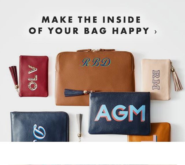 MAKE THE INSIDE OF YOUR BAG HAPPY ›