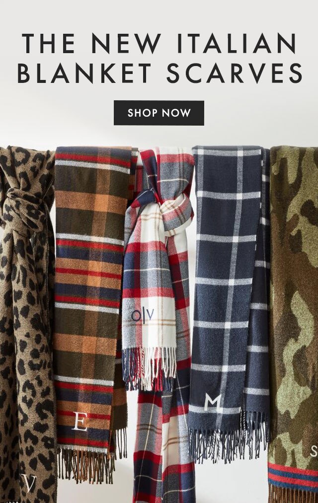 THE NEW ITALIAN BLANKET SCARVES - SHOP NOW