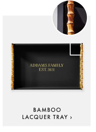 BAMBOO LACQUER TRAY ›